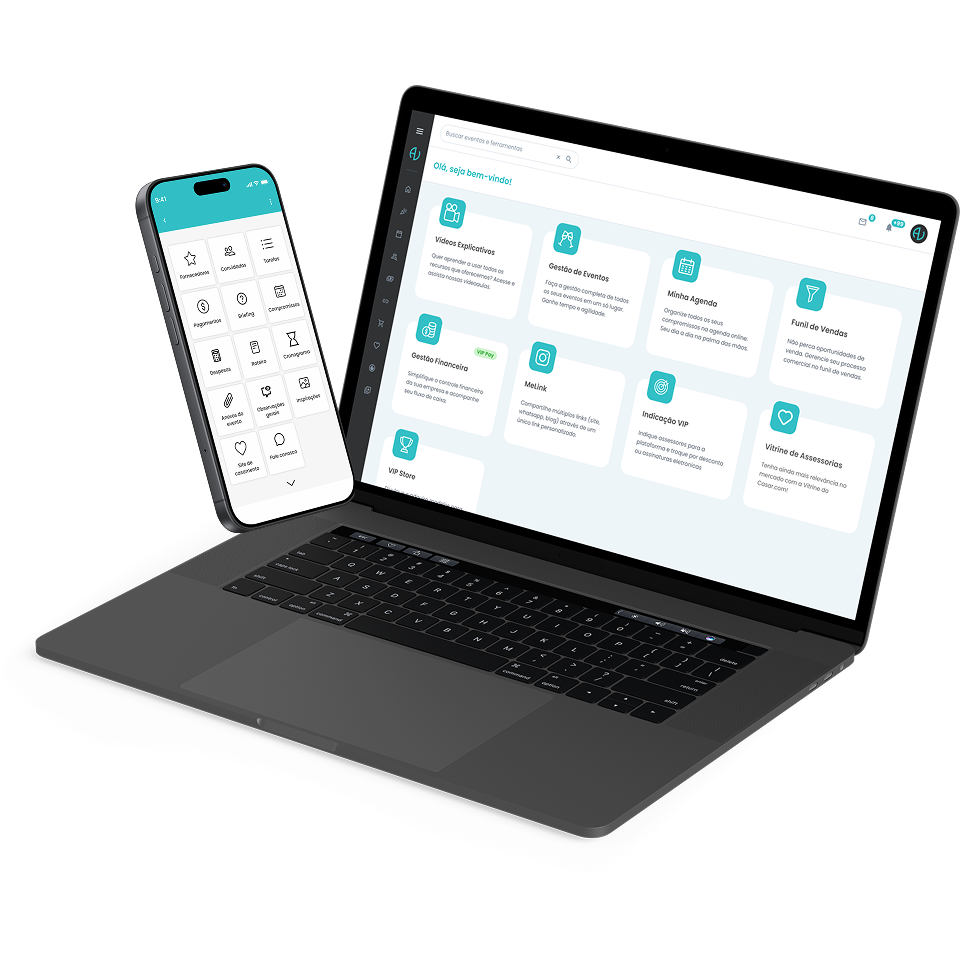 Assessoria VIP - acesse a plataforma pelo computador ou celular